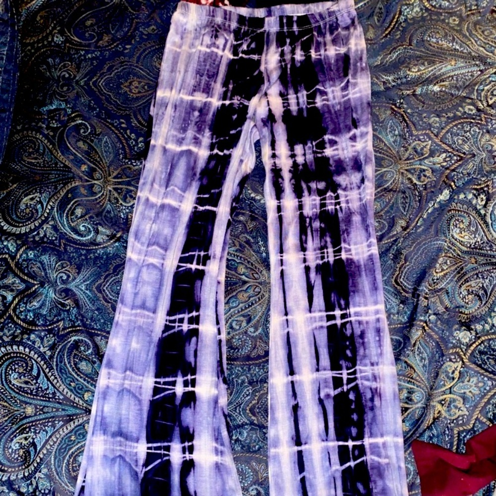 Tight but stretchy cute fitted bell bottom pants
